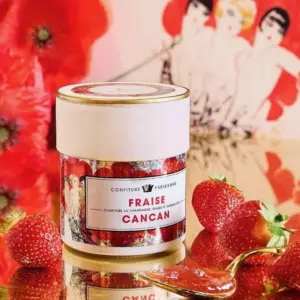 香檳、草莓與罌粟籽糖漿（草莓康康舞）【紅磨坊聯名款】 - Confiture Parisienne 巴黎人果醬