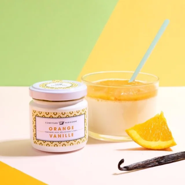 Orange Vanille panna cotta orange vanille 800s CONFITURE PARISIENNE 巴黎人果醬